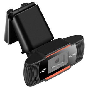 Webcam Hd 720P Usb 2.0 com Microfone Preto WB-70BK - C3 Tech