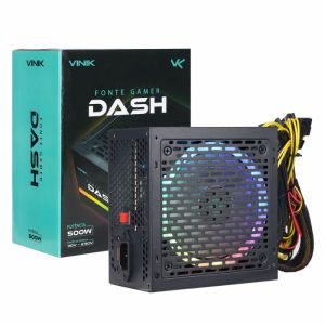 Fonte Gamer Dash 500W Preto - Vinik