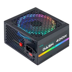 Fonte Gamer Dash 400W Preto Com Fan Led RGB - Vinik