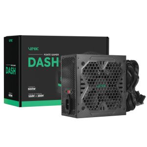 Fonte Gamer Dash 500W Preto Vfg500Wpv3 - VINIK