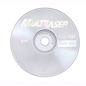 DVD-RW Regravável OEM 4.7 GB - Multilaser