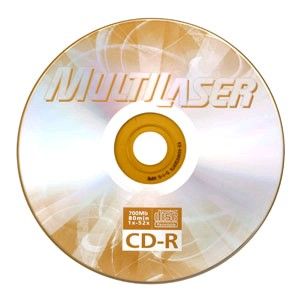 CD-R Gravável 80M 700MB Dourado - Multilaser