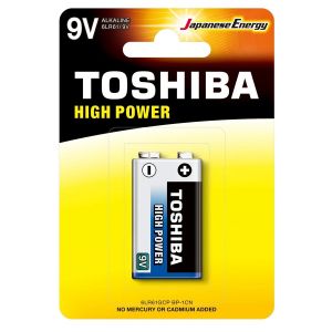 Bateria Alcalina 9V 6LR61GCP - Toshiba