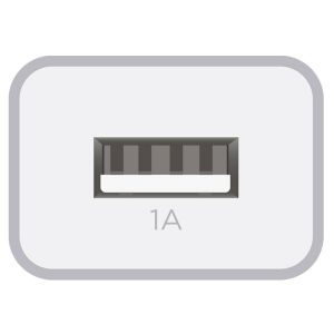 Carregador USB 1 Saída 1A Branco Bivolt WC1A - ELG