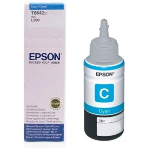 Refil de Tinta Original Ciano 70ml T664220 - Epson 