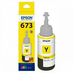 Refil de Tinta 673 Amarelo L800 70ml Original - Epson