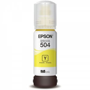 Garrafa de Tinta T504 Amarelo 70ml Original T504420 - Epson