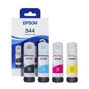 Refil de Tinta T544 Preto/Amarelo/Ciano/Magenta - Epson