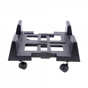 Suporte Para Gabinete Ajustável com Rodas SC-20BK PRE - C3Tech 