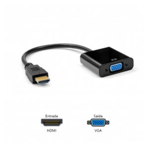 Cabo Adaptador Hdmi M X VGA F HDMIVGA10BK- Plus Cable
