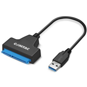 Cabo Conversor USB 3.0 Para SATA HDD SSD 2.5 9380 - Comtac