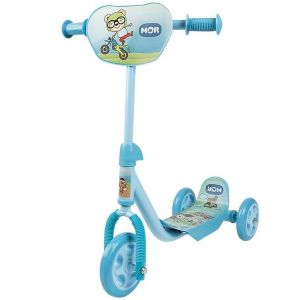 Patinete Infantil 3 Rodas Ursinho Azul - Mor