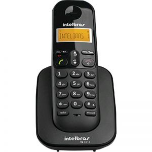 Telefone Sem Fio TS3110 Preto ID de Chamadas - Intelbras