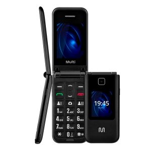 Celular Flip Vita Duo Dual Chip 2 telas P9145 - Multilaser