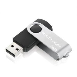 Pen Drive 64 GB Twist Preto PD590 -  Multilaser