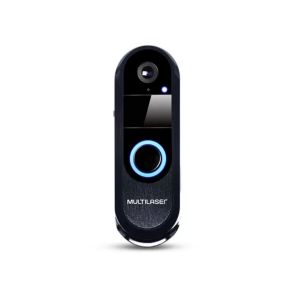 Vídeo Porteiro Inteligente Hd Wi-Fi Preto SE220 - Multilaser