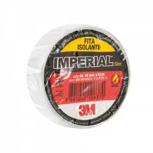 Fita Isolante Imperial Branca 18mm 10 Metros - 3M