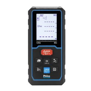 Trena Laser Force Alcance de 80m Display LED PTL02-Philco