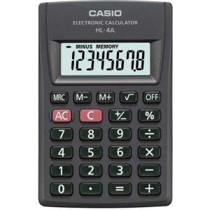 Calculadora de Bolso 8 Dígitos HL-4A - Casio