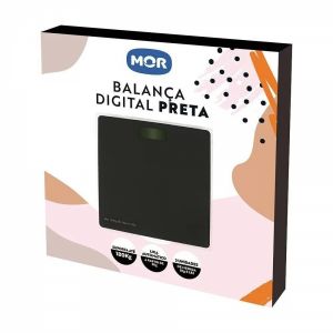 Balança Digital  Preta 008212- Mor