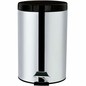 Lixeira com Pedal 12L Aço Inox com Balde Interno 8333 - Mor