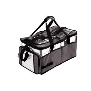 Bolsa Térmica 48 Litros com 2 Divisórias Cinza 003623 - Mor